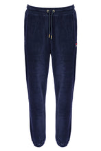 Load image into Gallery viewer, Fila Sullivan Velour Joggers Navy