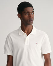 Load image into Gallery viewer, Gant Regular Shield Pique Polo Top White