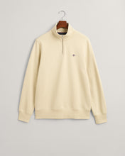 Load image into Gallery viewer, Gant Shield Half Zip Sweatshirt Silky Beige