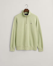 Load image into Gallery viewer, Gant Shield Half Zip Sweatshirt Matcha Green