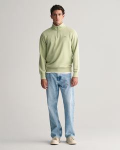 Gant Shield Half Zip Sweatshirt Matcha Green