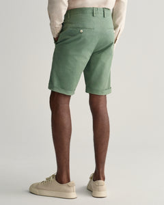Gant Slim Sunfaded Chino Shorts Olive