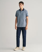 Load image into Gallery viewer, Gant 4 Colour Pique Polo Top Light Blue