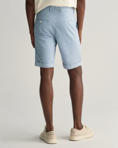 Gant Slim Sunfaded Shorts Dove Blue