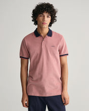 Load image into Gallery viewer, Gant 4 Colour Pique Polo Top Sunset Pink