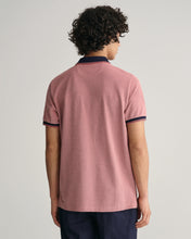 Load image into Gallery viewer, Gant 4 Colour Pique Polo Top Sunset Pink