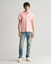 Load image into Gallery viewer, Gant Regular Shield Pique Polo Top Bubble Gum Pink
