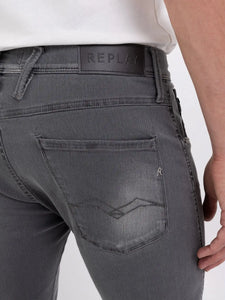 Replay Anbass Recycled Hyperflex Jeans Grey