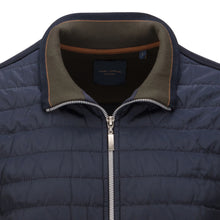 Load image into Gallery viewer, Guide London Quilted Jersey Jacket Navy