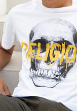 Load image into Gallery viewer, Religion Skull T-Shirt White