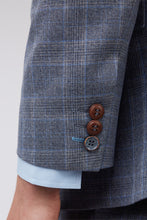 Load image into Gallery viewer, Antique Rogue Light Blue Check Jacket