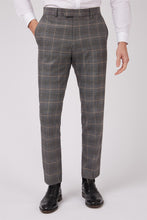 Load image into Gallery viewer, Antique Rogue Grey With Tan Check Trouser