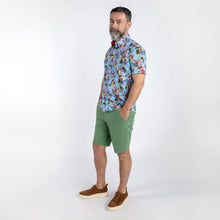 Load image into Gallery viewer, Claudio Lugli Tropical Rainforest Shirt Blue