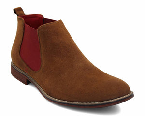 Lacuzzo Suede Chelsea Boots Tan