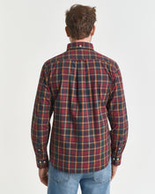 Load image into Gallery viewer, Gant Regular Fit Checked Archive Poplin Shirt Red