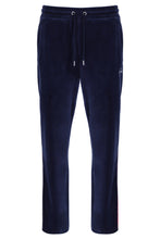 Load image into Gallery viewer, Sergio Tacchini Webber Velour Track Pant Maritime Blue