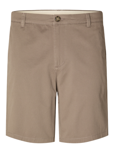 Selected Homme Bill Flex Shorts Taupe