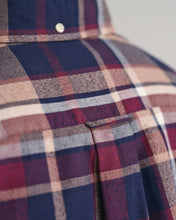 Load image into Gallery viewer, Gant Jaspe Check Shirt Plumped Red