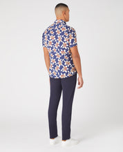 Load image into Gallery viewer, Remus Uomo Floral Print Short Sleeve Shirt Blue