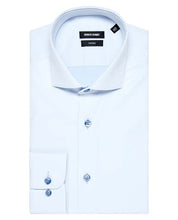Load image into Gallery viewer, Remus Uomo Frank Plain Stretch Shirt Light Blue