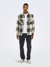 Load image into Gallery viewer, Only &amp; Sons Milo Check Overshirt Brown