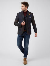 Load image into Gallery viewer, Gibson London Navy Large Check Jacket