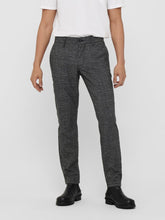 Load image into Gallery viewer, Only &amp; Sons Mark Check Trouser Grey