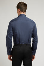 Load image into Gallery viewer, Ted Baker Slim Fit Plain Shirt Navy