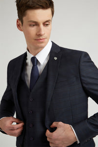 Ted Baker Navy Check Jacket