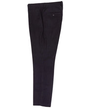 Load image into Gallery viewer, Guide London Chalk Stripe Trouser Navy