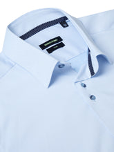 Load image into Gallery viewer, Remus Uomo Plain Short Sleeve Shirt Light Blue