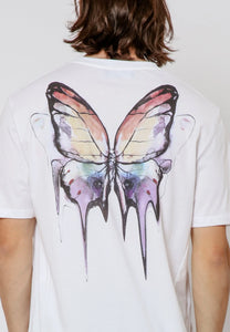 Religion Butterfly T-Shirt White