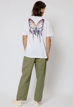 Load image into Gallery viewer, Religion Butterfly T-Shirt White