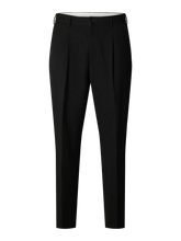 Load image into Gallery viewer, Selected Homme 190 Regular Tapered Finn Flex Trouser Black