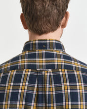 Load image into Gallery viewer, Gant Regular Windblown Flannel Shirt Evening Blue