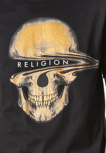 Religion Distorted T-Shirt Black