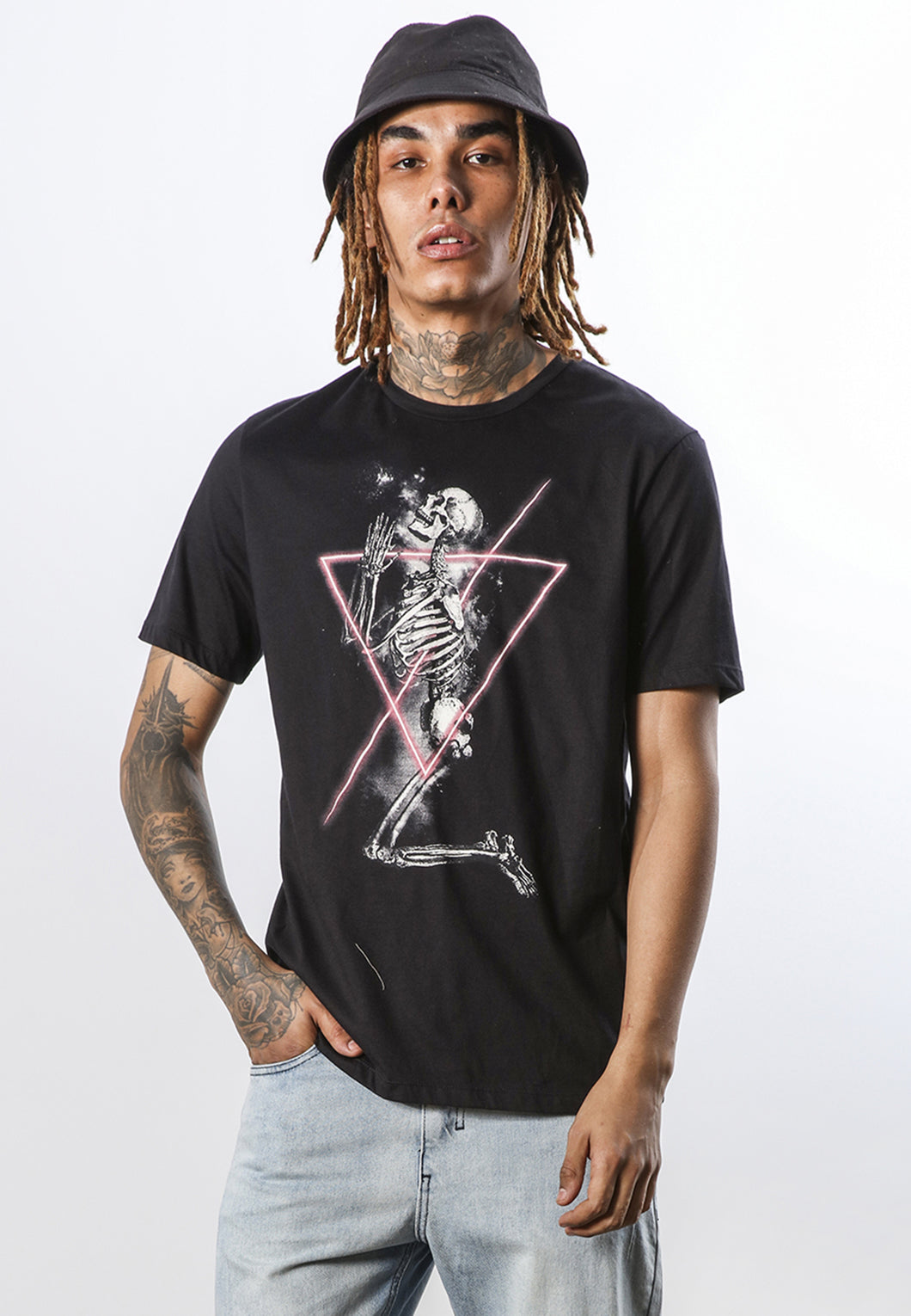 Religion Neon T-Shirt Black