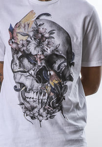 Religion Parrot Skull T-Shirt White