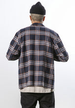 Load image into Gallery viewer, Religion Check Overshirt Blue