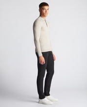 Load image into Gallery viewer, Remus Uomo Merino Mix Knit Polo Top Beige