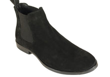 Load image into Gallery viewer, Front Douglas Suede Chelsea Boots Black