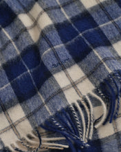 Load image into Gallery viewer, Gant Wool Checked Scarf Blue