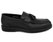 Load image into Gallery viewer, Sergio Duletti Axel Tassel Loafers Black