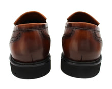 Load image into Gallery viewer, Sergio Duletti Axel Tassel loafers Brown