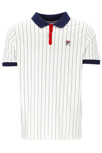 Fila BB1 Stripe Polo Top White