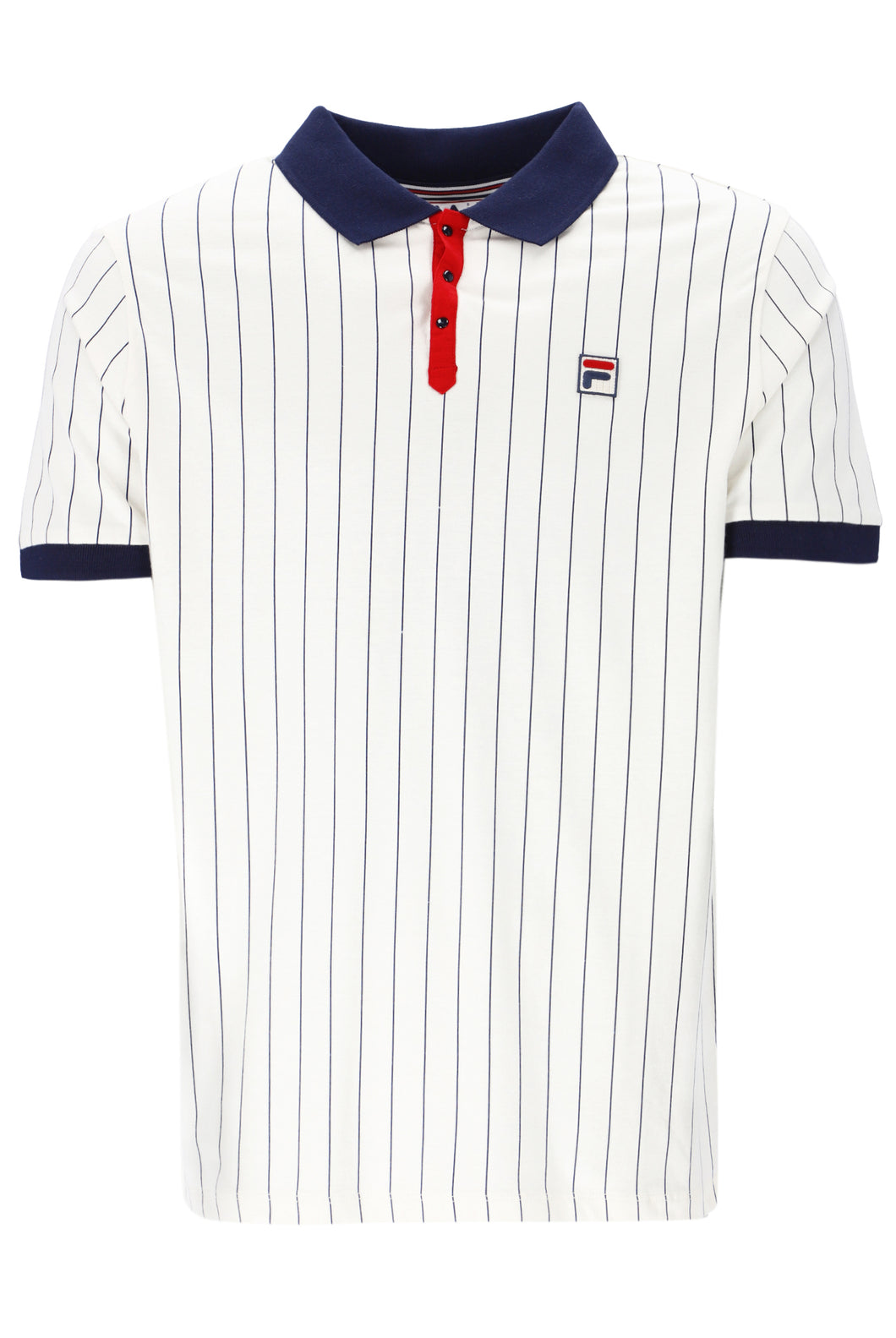 Fila BB1 Stripe Polo Top White