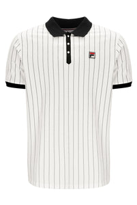 Fila BB1 Classic Vintage Polo Top Gardenia Black