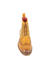Load image into Gallery viewer, Azor Belgrave Brogue Boots Tan