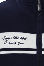 Load image into Gallery viewer, Sergio Tacchini Capomasters Track Top Maritime Blue