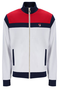 Fila Cruz Colour Blocked Archive Track Jacket White